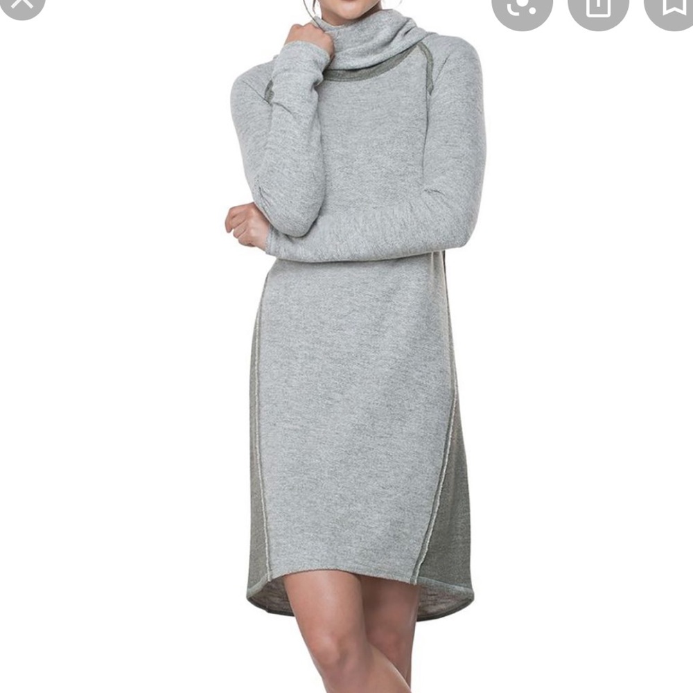 Kuhl Nova pullover cowl neck dress size large